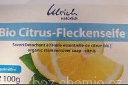 Mýdlo na skvrny citrusové bez palmového oleje 100g, Ulrich