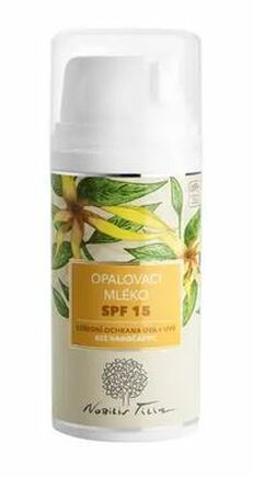 Opalovací mléko SPF 15 100ml, Nobilis Tilia