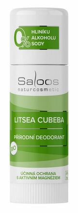 Přírodní deodorant Bio Litsea Cubeba 50ml, Saloos