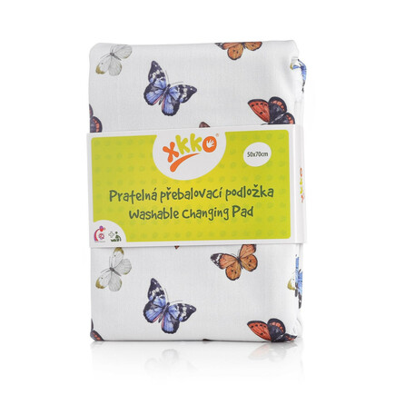 Pratelná přebalovací podložka XKKO Butterflies