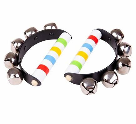 Rolničky do ruky duhované 1ks, Bigjigs Toys