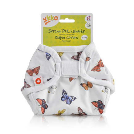 Vrchné plienkové nohavičky XKKO Newborn Newborn Butterflies