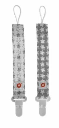 XKKO Klipy na dudlík 2ks - Little Stars Silver MIX