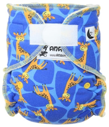 Anavy Noční-batolecí plenka Žirafy na suchý zip