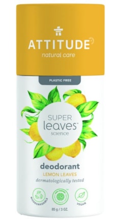 Přírodní tuhý deodorant ATTITUDE Super leaves - citrusové listy 85g