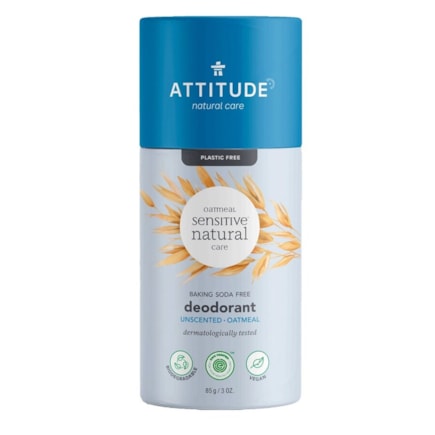 Přírodní tuhý deodorant ATTITUDE pro citlivou a atopickou pokožku bez vůně 85g