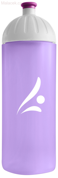 FreeWater fľaša 0,7l Logo fialová