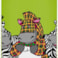FreeWater láhev 0,7l Veselé zebry zelená
