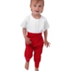 Jožánek Dětské kalhoty baggy, lehké, červené