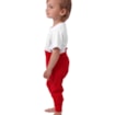 Jožánek Dětské kalhoty baggy, lehké, červené