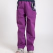 Unuo Dětské softshellové kalhoty s fleecem Ostružinové, Jednorožci