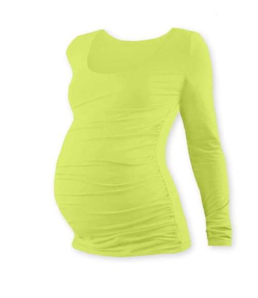 Jožánek Těhotenské tričko Johanka s dlouhým rukávem světle zelené