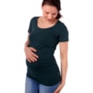 Jožánek Těhotenské tričko Johanka, KR, lahvově zelené