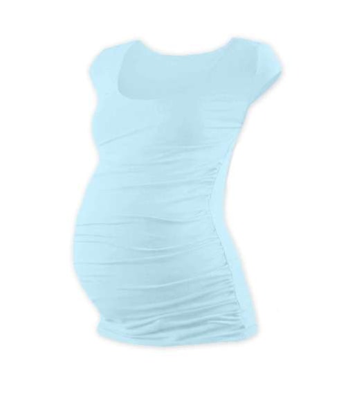 Jožánek Těhotenské tričko Johanka s mini rukávem světle modré