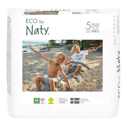 Naťahovacie plienkové nohavičky Eco by Naty Junior 12-18kg (20ks)