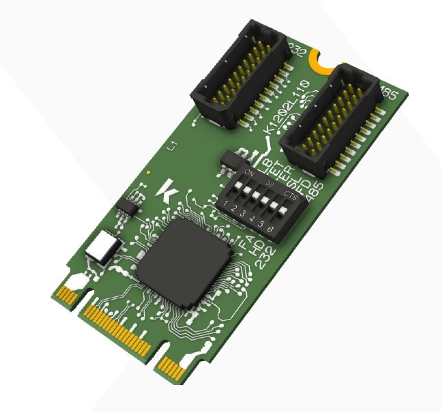 M.2 Key-B/M 4x COM bővítőmodul