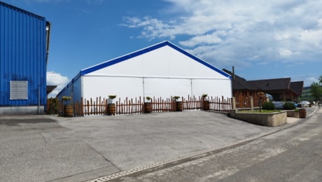 Großzelt für den Wintereinsatz