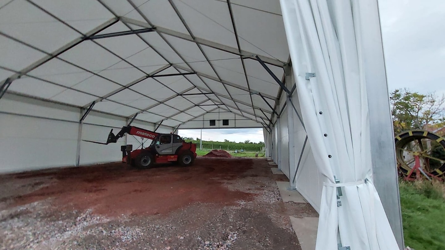 Garage für Mähdrescher?