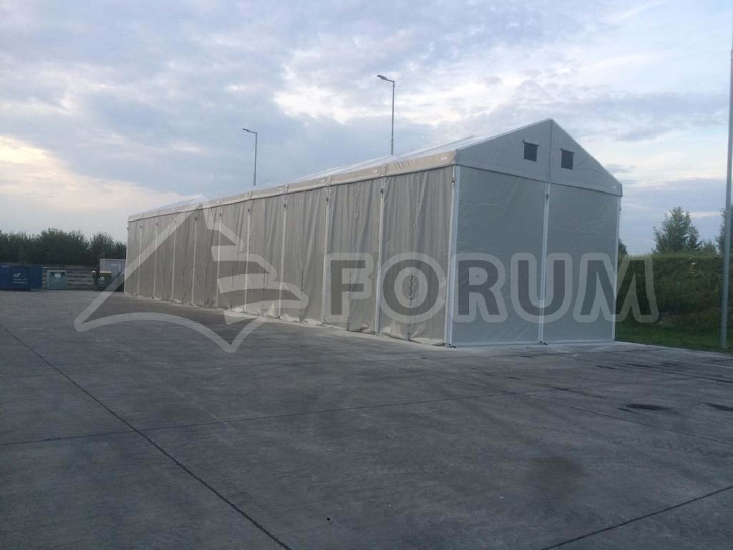 Přístřešek kontejnerů