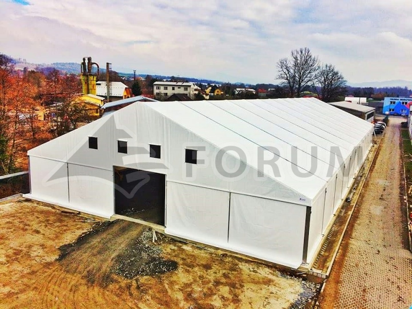 Mobilné prefabrikované skladové haly