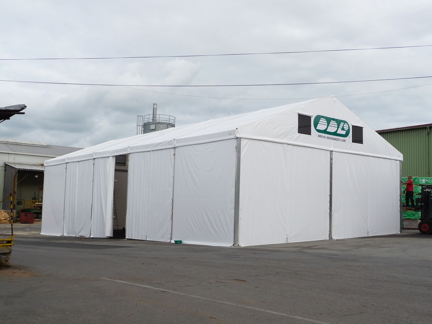 Textile hall according to your requirements