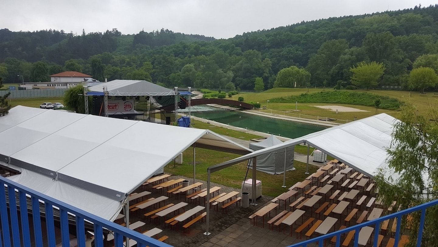 Start of the swimming season