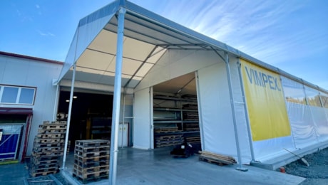 Příslušenství plachtových hal