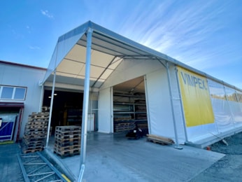 Příslušenství plachtových hal