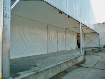 Aufteilung der Hallen