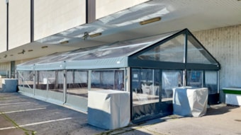 Fully transparent cladding