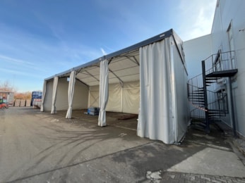 Tent hall 9 × 20 m, eaves 5.6 m
