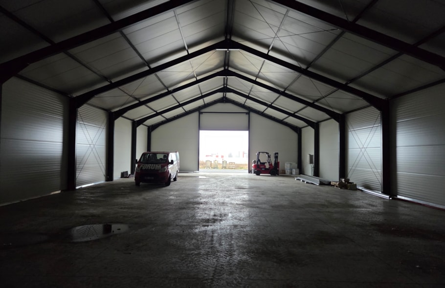 montovaná hala s pevným pláštěm 2