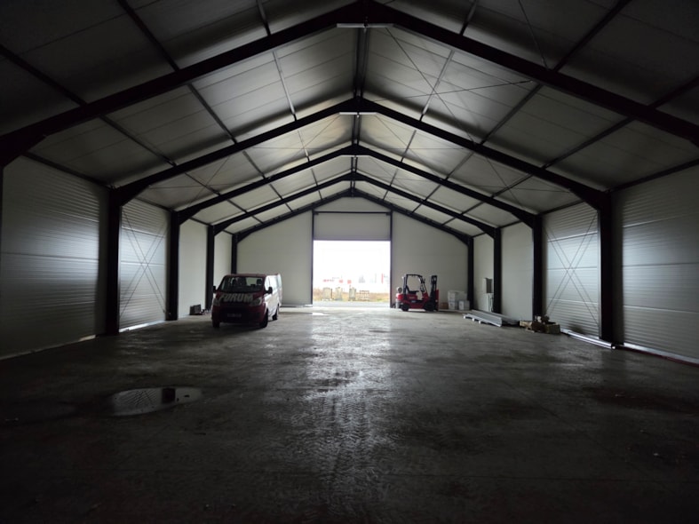 montovaná hala s pevným pláštěm 2