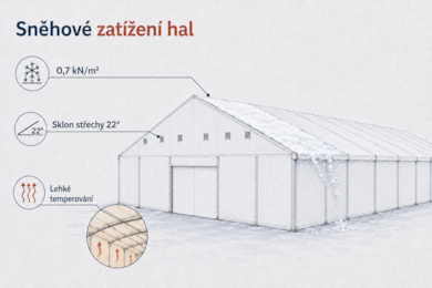 Snehová zóna pri stánkoch a ako ju riešiť