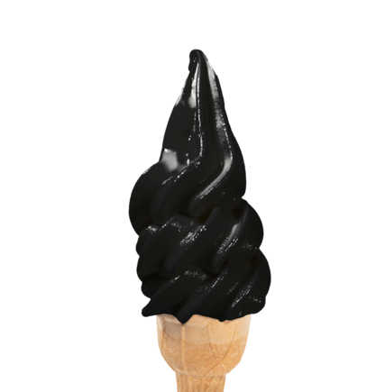 Točená zmrzlina - černá višeň 