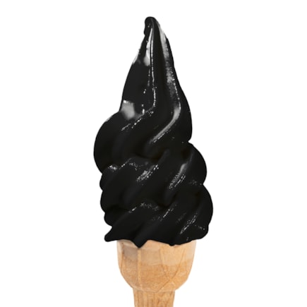 Točená zmrzlina - černá ostružina 