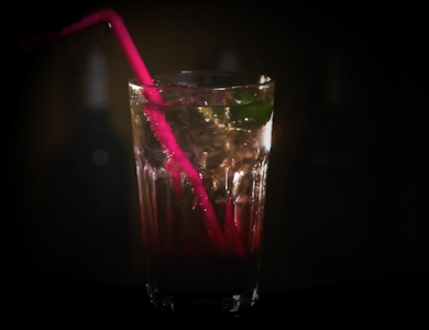 Raspberry sprite drink