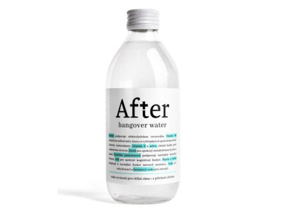 After hangover water