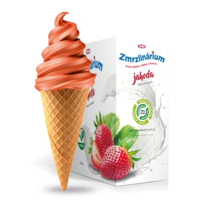 Tekutá směs Jahoda sorbet, 3,5 kg