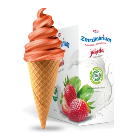 Tekutá směs Jahoda sorbet, 3,5 kg