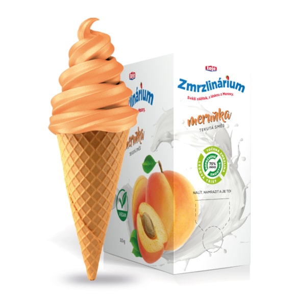 Tekutá směs Meruňka sorbet, 3,5 kg