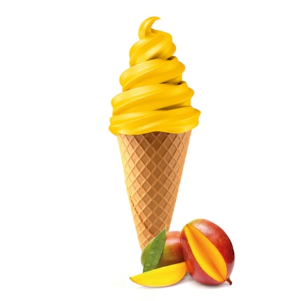 Točená zmrzlina - mango