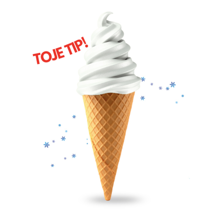 Točená zmrzlina Frozen yoghurt