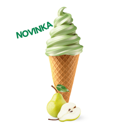 Točená zmrzlina Hruška