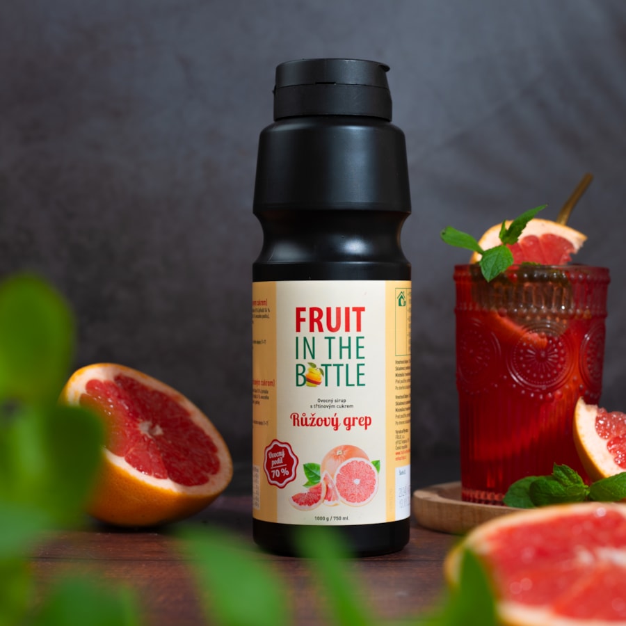 Grapefruitový sirup: exploze citrusové svěžesti