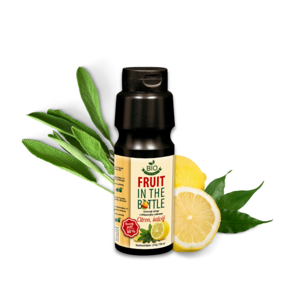 Sirup Citron a šalvěj BIO, 750 ml