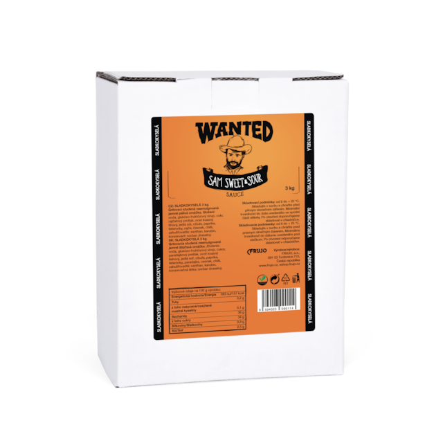 Sladkokyselá omáčka, Bag in Box 3 kg