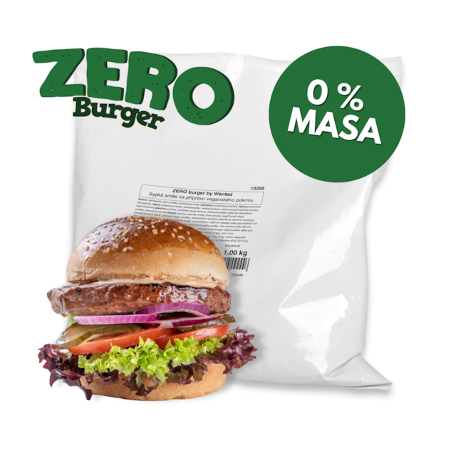Zero burger by Wanted, 1kg - 15 porcí