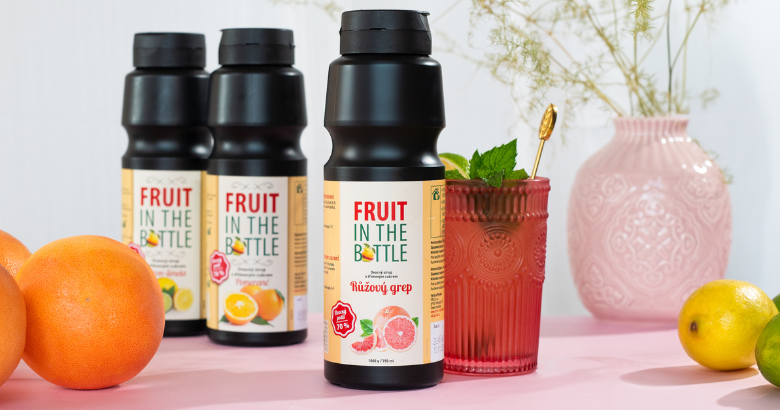 RECEPT s grepovým sirupem: Pink drink & Růžový ice tea