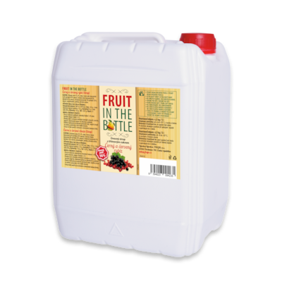 Sirup Černý a červený rybíz, 5 l